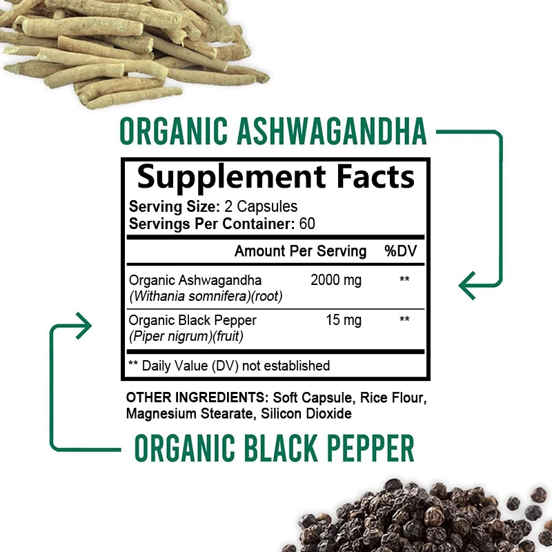 Organic Ashwagandha Extra Strength