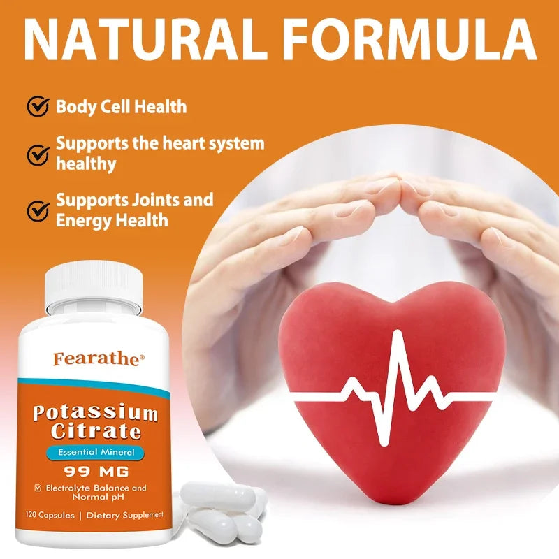 Potassium Citrate Capsules – Electrolyte Balance Support