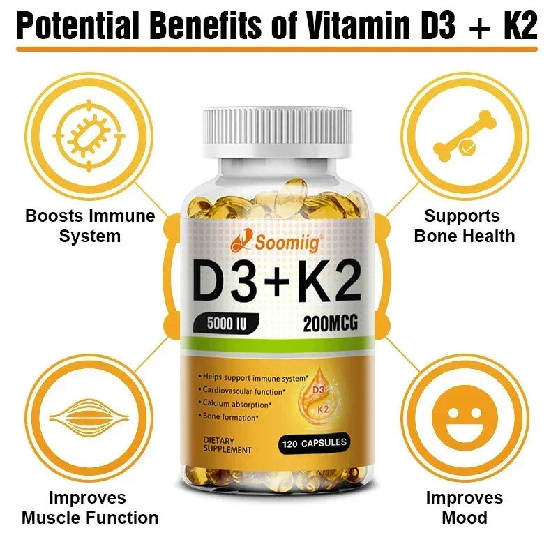 Vitamin D3 K2 Capsules