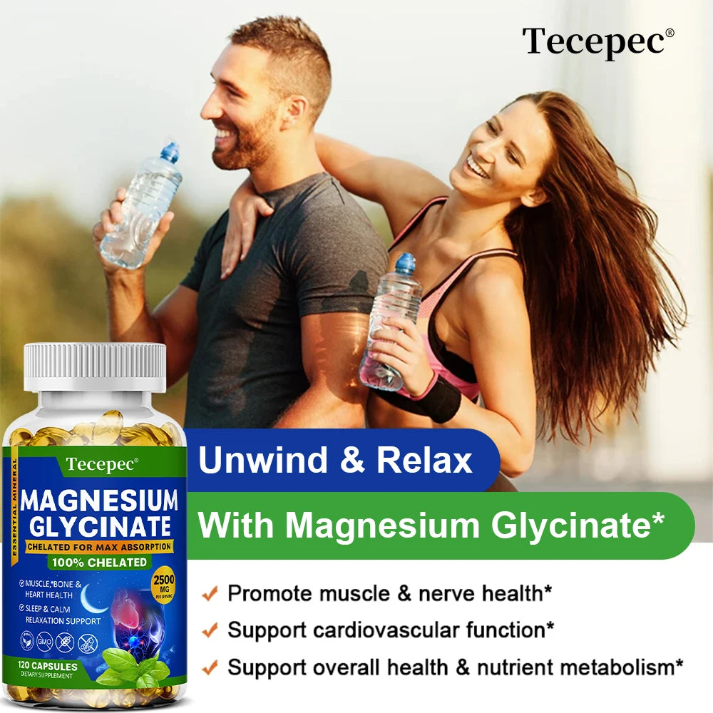 Magnesium Glycinate Supplement 2500mg