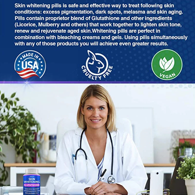 Glutathione Skin Whitening Capsules