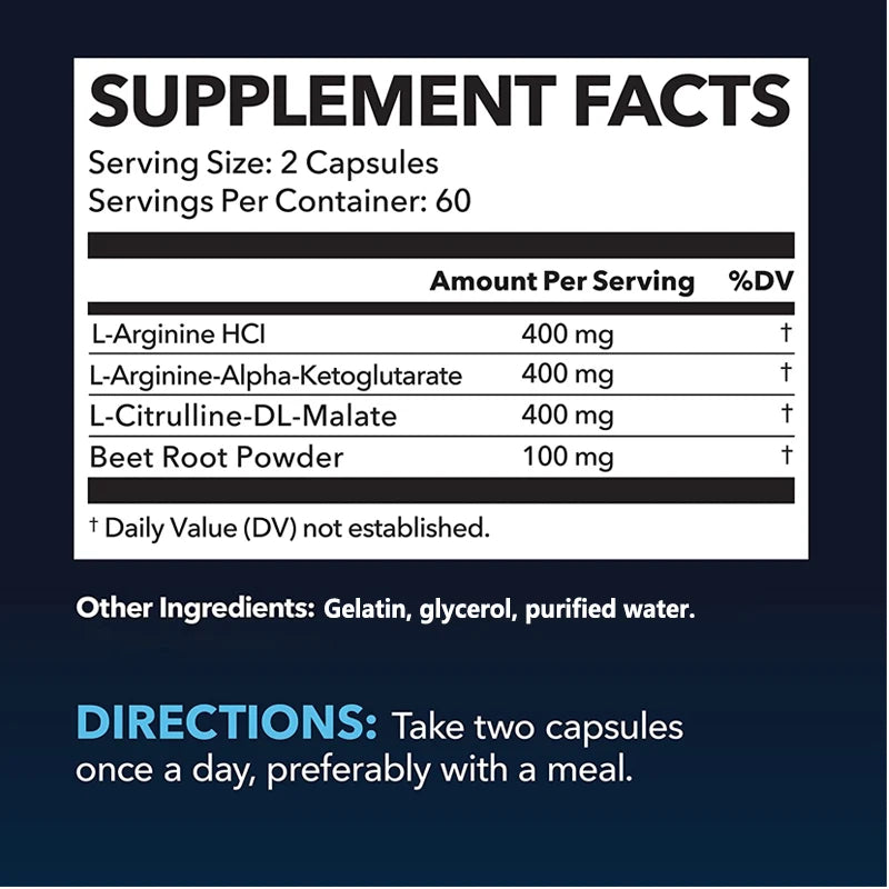 L-Arginine Citrulline Supplement