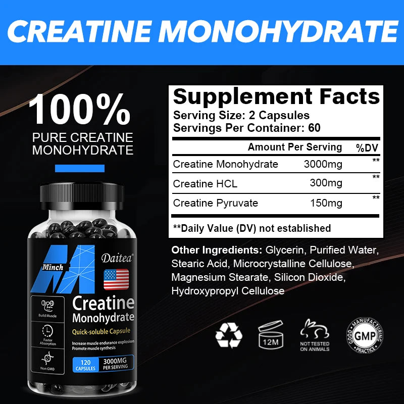 Creatine Monohydrate Muscle Booster