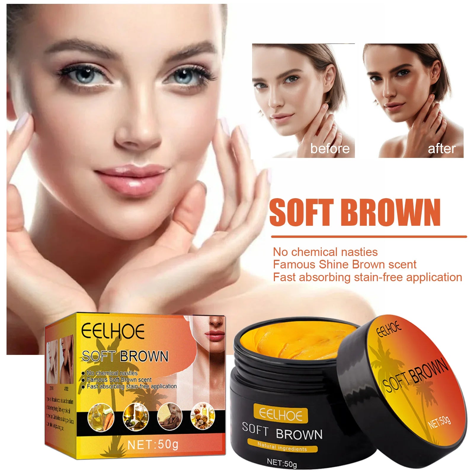 Eelhoe Soft Brown Cream