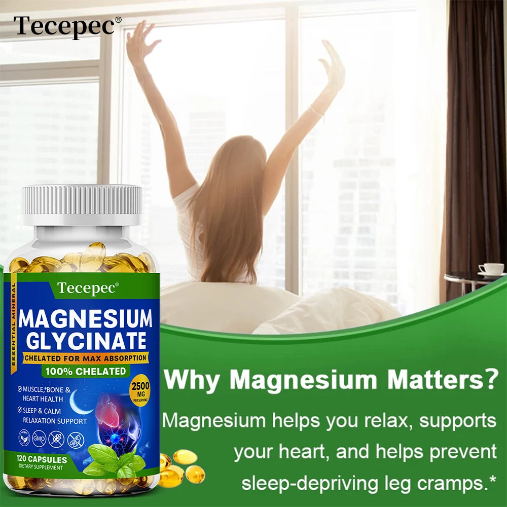 Magnesium Glycinate Supplement 2500mg
